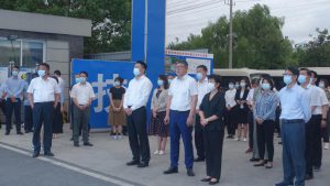 泰州市委書(shū)記朱立凡、泰州市長(cháng)萬(wàn)聞華分別率隊 蒞臨我司視察